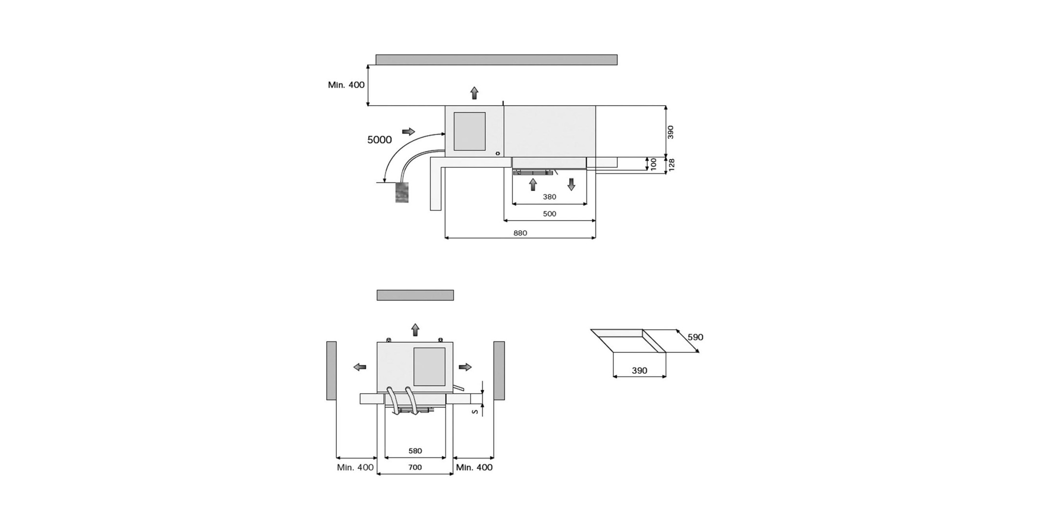 SFL006 P001 Rivacold Ceiling Mounted Freezer 1ph- Nom: 873 W - Image 2