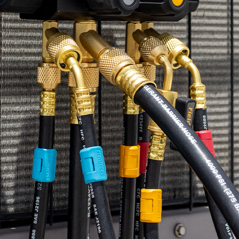 Fieldpiece HR3C 1/4 Low Loss Refrigerant Hose Set - Image 11