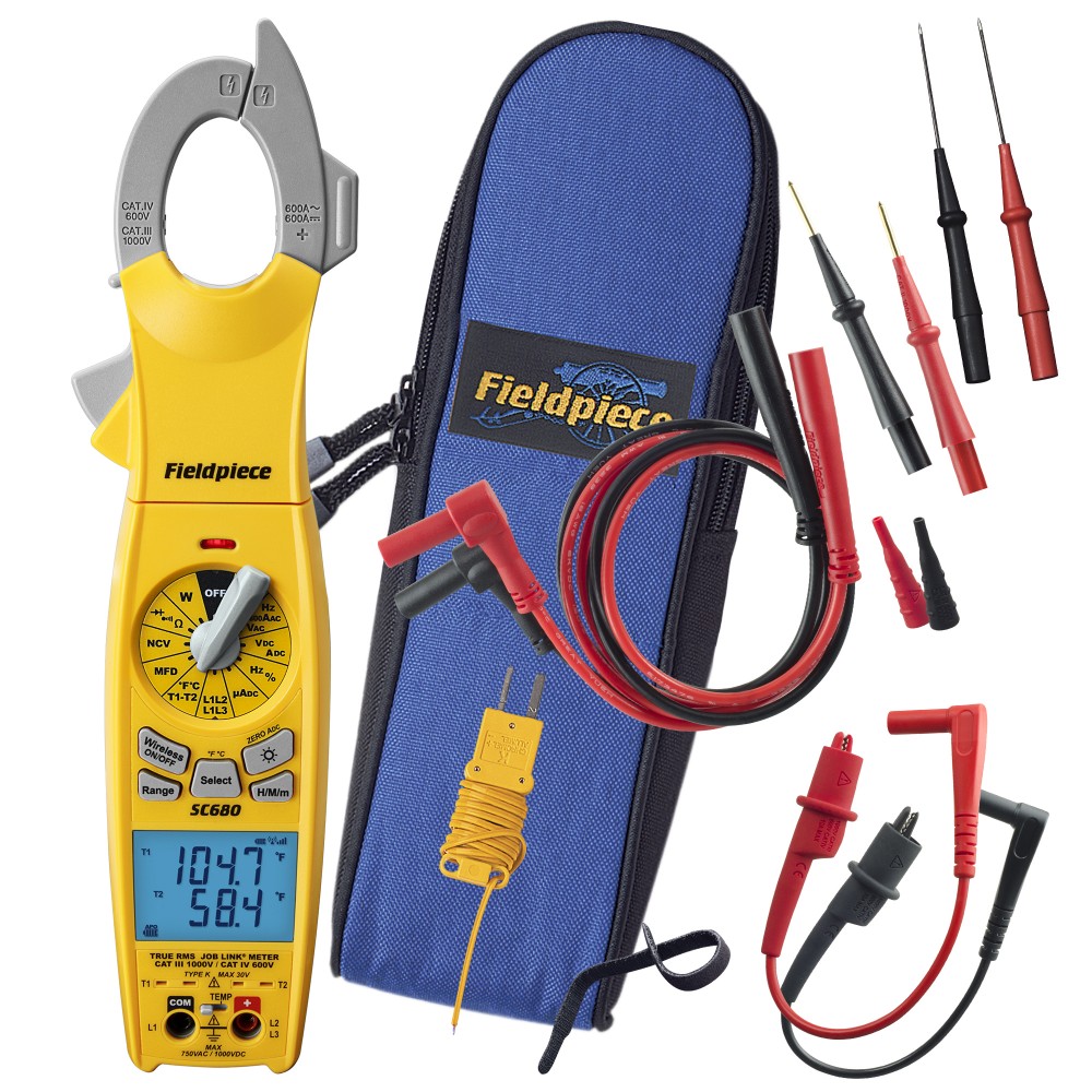 Fieldpiece AC & Refrigeration Probe & Clamp Meter Kit - Image 2